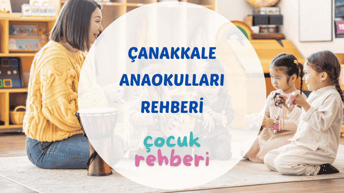 Çanakkale anaokulları rehberi için hazırlanan kapak görseli, Şehitler Abidesi önünde saygı duruşunda bulunan çocuklar.